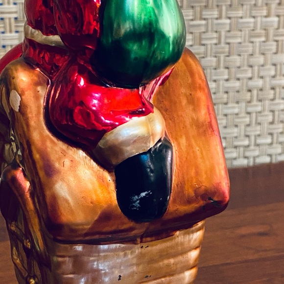 π2xHPππVTG Mercury Blown Glass Santa's Rooftop Delivery Christmas Ornament - Picture 7 of 7